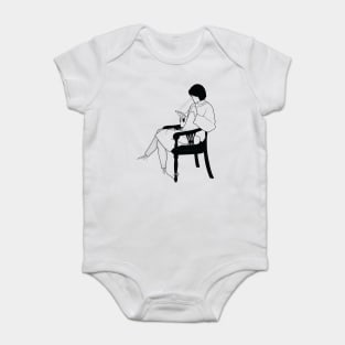 Black & white Elegant Art 28 Baby Bodysuit